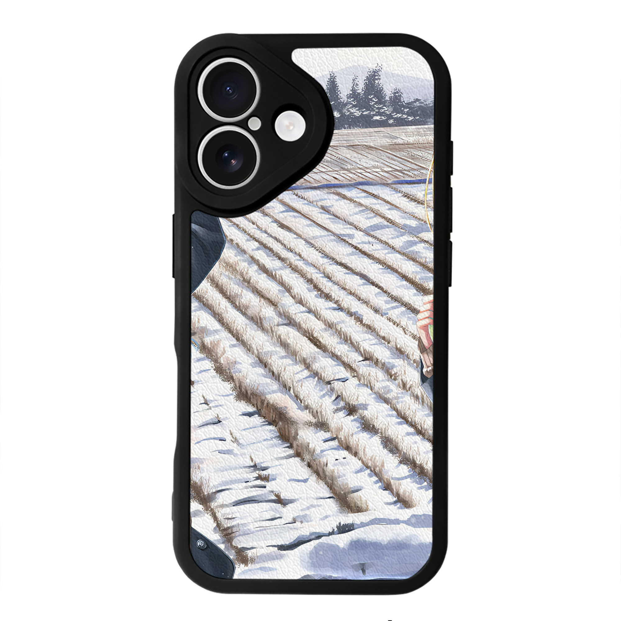 （画像用） ハイキュー!! Haikyu!! 【iPhone 16シリーズ対応】シリコンスマホケース（レザー調） 材質：シリコン